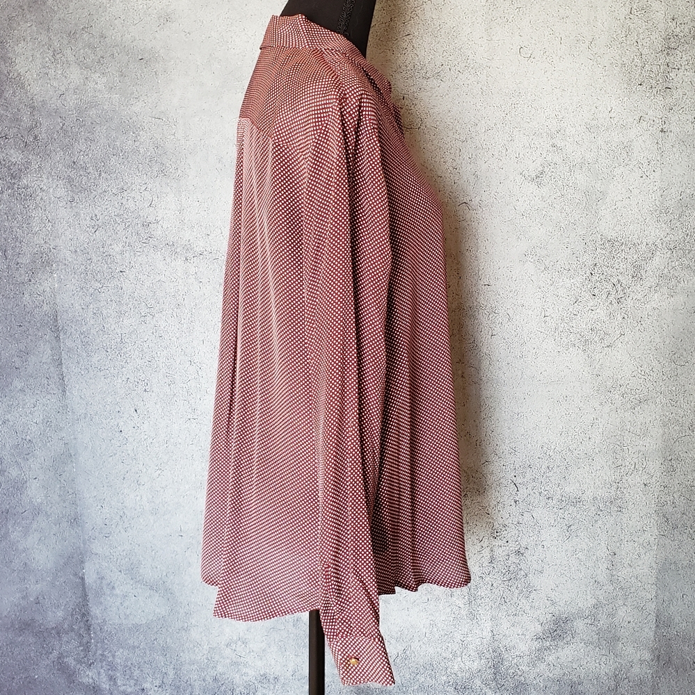 Ann Taylor silk blouse, size L. - Picture 5 of 8